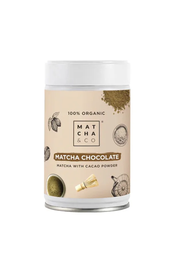 Thé matcha bio – Chocolat – 80 g