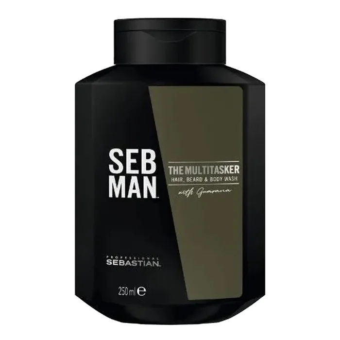 The Multi-Tasker Sebman – Gel Nettoyant Corps Cheveux & Barbe 250 ml