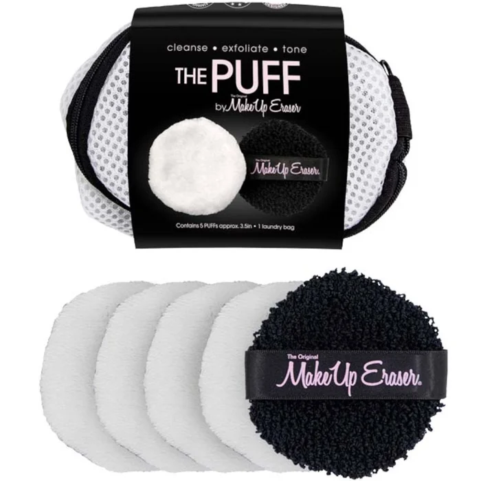The Puff – Disque Démaquillant – Tonifie et Exfolie en Profondeur x5