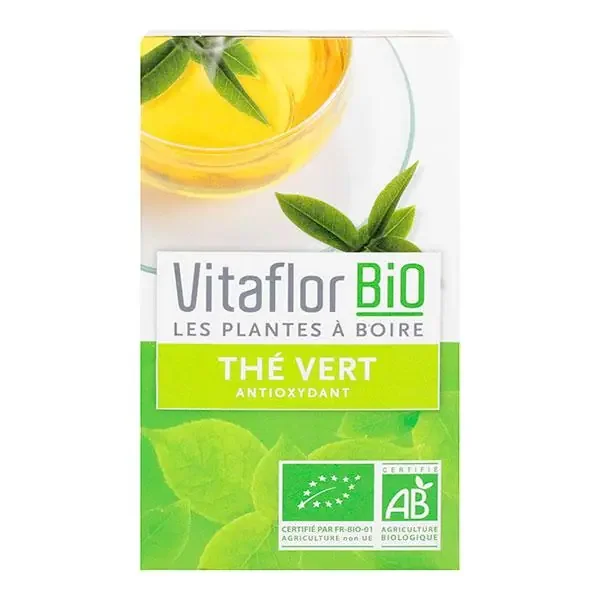 Tisane au thé vert bio 18 sachets