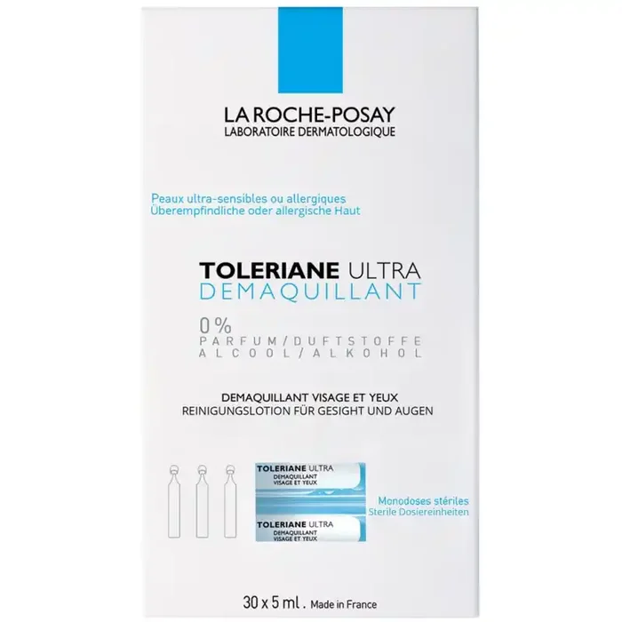 TOLERIANE ULTRA DEMAQUILLANT 30 X 5ML MONODOSES LA ROCHE POSAY