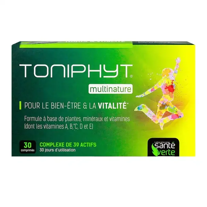 Toniphyt multinature – Bien-être et Vitalité – 30 comprimés