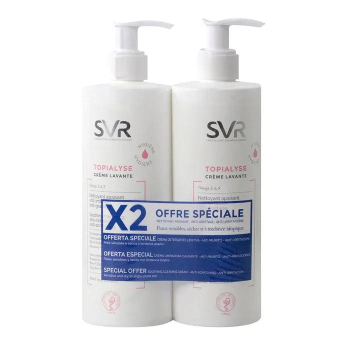 Topialyse crème lavante 2x400ml