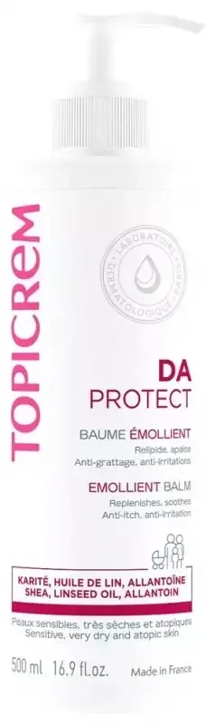 Topicrem DA – Peaux atopiques Protect Baume Émollient 500 ml