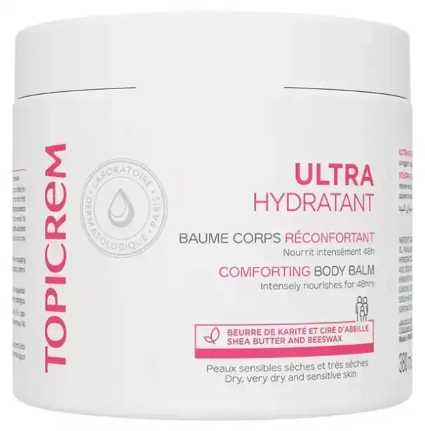 Topicrem Ultra Hydratant Peaux Sensibles Baume Corps Réconfortant 380 ml