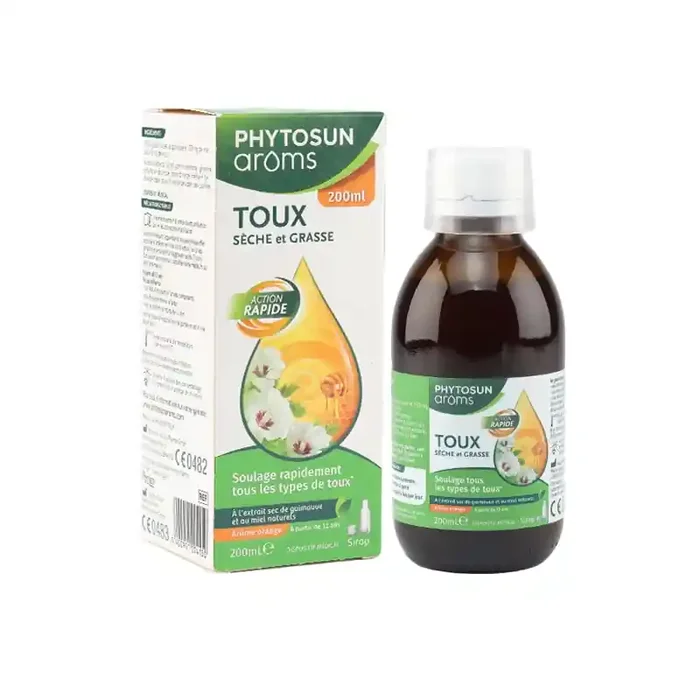 TOUX SECHE et GRASSE 200ML PHYTOSUN AROMS
