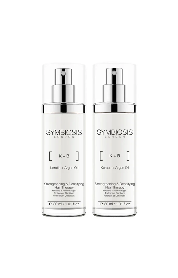 Traitement fortifiant et densifiant – Kératine & huile d’argan – Cheveux – 2 x 30 ml