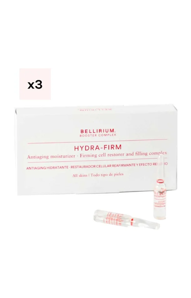 Traitement hydratant & raffermissant pour masque LED – Acide hyaluronique & collagène – Hydra Firm – 30 x 2 ml