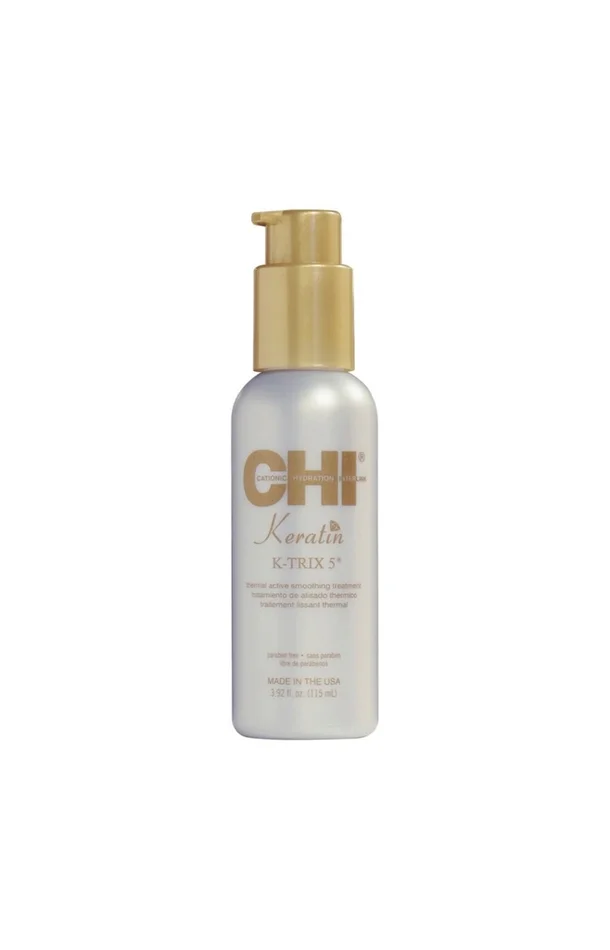 Traitement lissant thermoactif à la kératine – Cheveux abîmés – 115 ml