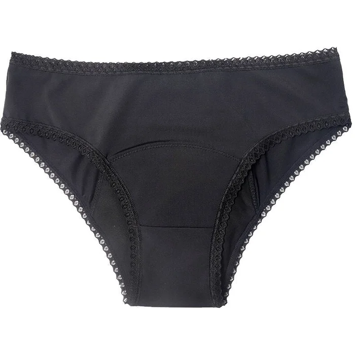 Trio de culottes menstruelles – Flux moyens à abondants – Noir