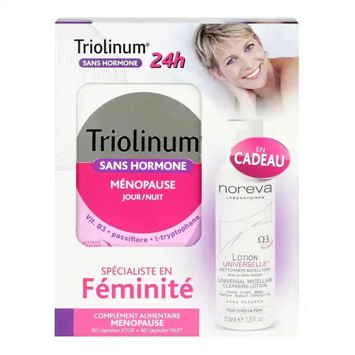 Triolinum ménopause jour/nuit 120 gélules + lotion