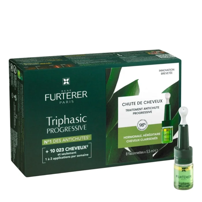 Triphasic Progressive – Traitement Anti-Chute Progressive – 8×5,5 ml