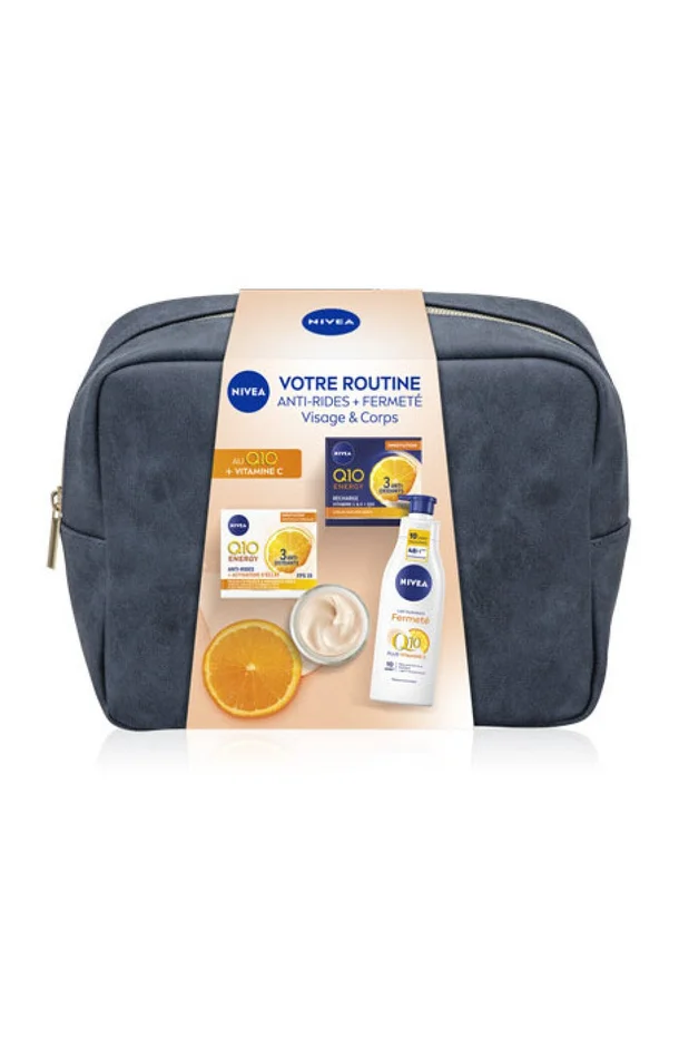 Trousse routine visage & corps – Q10 Energy – 3 produits