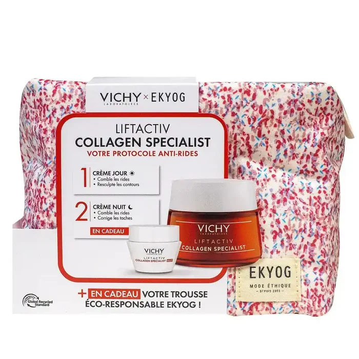 Trousse soin global anti-âge Collagen Specialist 50ml + mini soin nuit offert