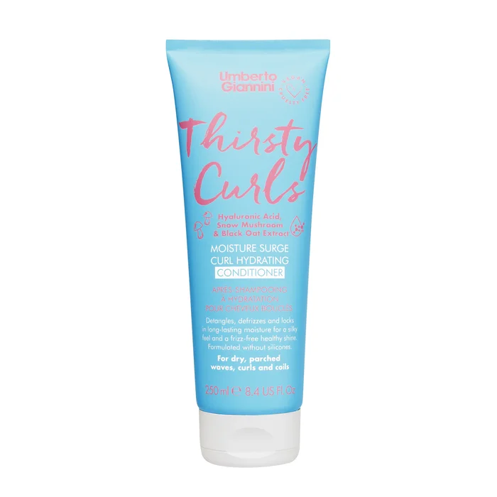 Umberto Giannini Thirsty Curls Après-shampooing Hydratant pour Cheveux Bouclés 250 ml
