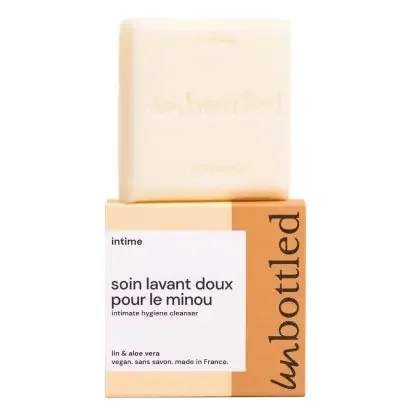 UNBOTTLED SOIN LAVANT DOUX POUR LE MINOU VEGAN SANS SAVON 90G