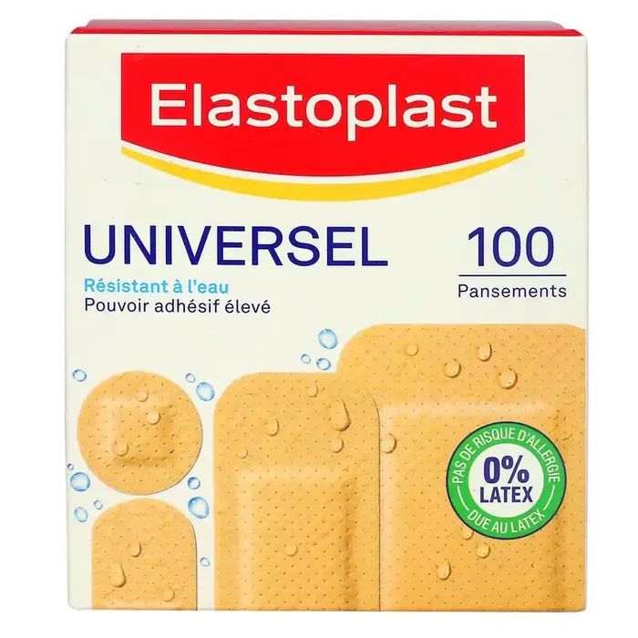 Universel résistants à l‘eau 100 pansements