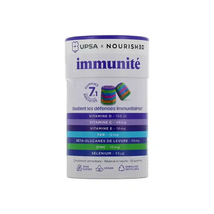 UPSA Nourished Immunite 7 en 1 – 30 gummies