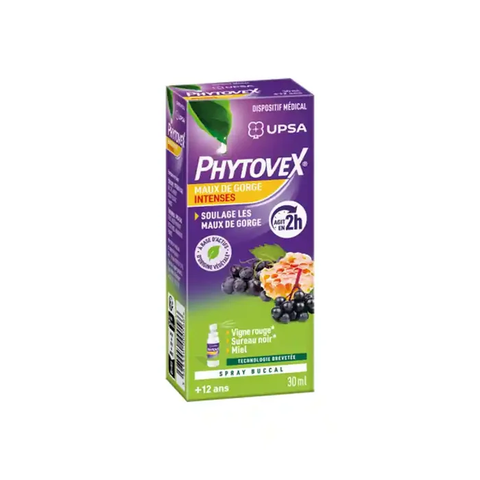 UPSA Phytovex Maux de Gorge Intenses spray buccal 30ml
