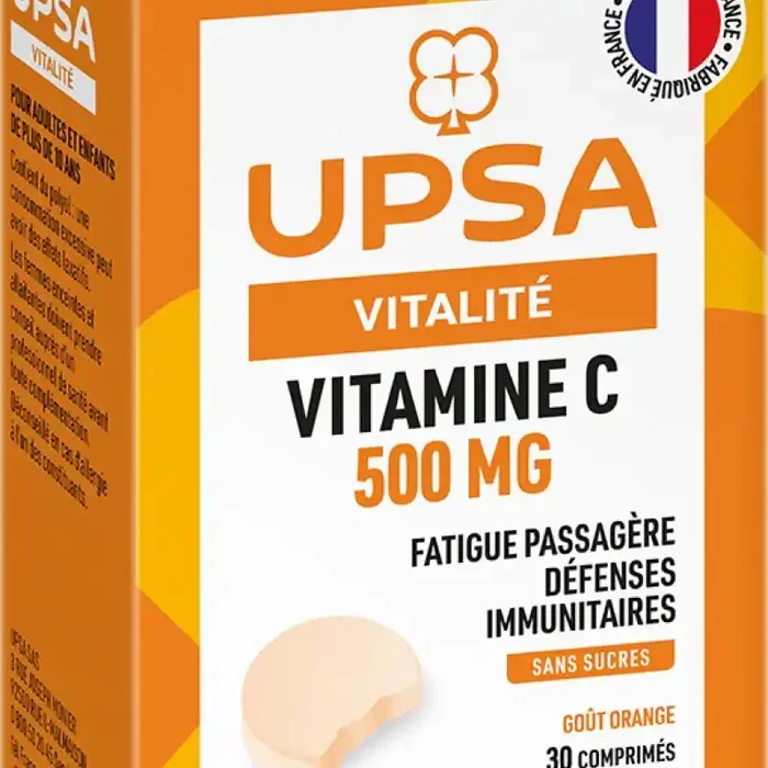 Upsa Vitamine C 500Mg Comprimés à Croquer – boîte de 30