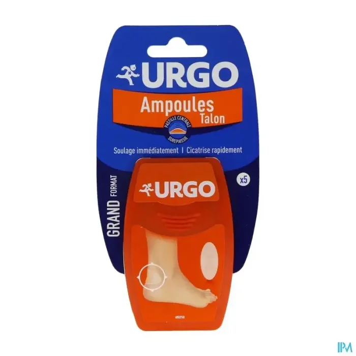 Urgo ampoules talon second peau pansement x5