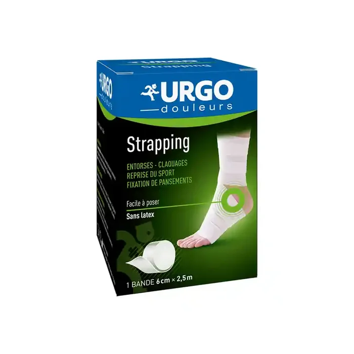 Urgo strapping bande 6cm x 2,5m