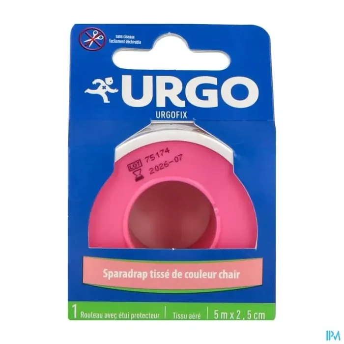 Urgofix sparadrap resistant tissu chair 5m x 2cm5