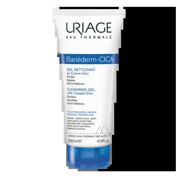 Uriage Bariéderm Cica-Gel Nettoyant au Cuivre-Zinc