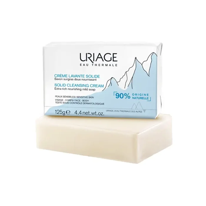 Uriage eau thermale creme lavante solide 125g