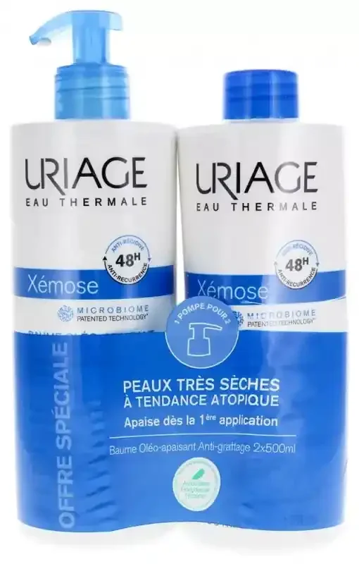 Uriage Xémose Baume Oléo-Apaisant 2 x 500 ml