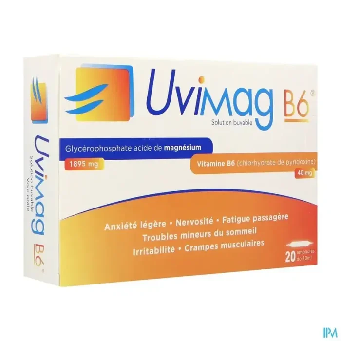 Uvimag B6 solution buvable en ampoule de 10 ml