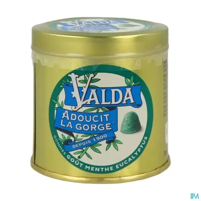 Valda gommes menthe eucalyptus 140g