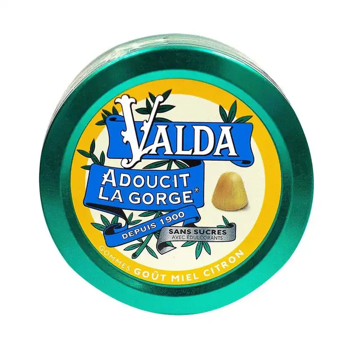 Valda goût miel citron sans sucre 50g