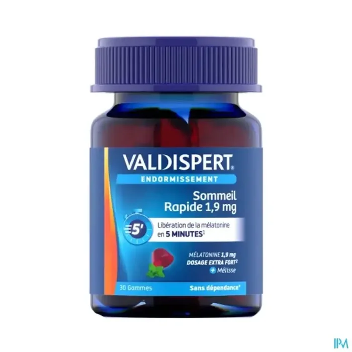 Valdispert endormissement sommeil rapide gommes 30