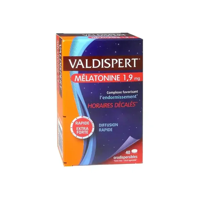 Valdispert Melatonine 1,9 mg lot de 2 x 40 comprimes