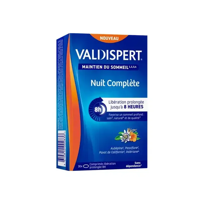 Valdispert Nuit Complete 30 comprimes a liberation prolongee