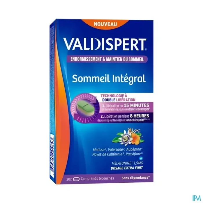 Valdispert sommeil integral comprime bicouche 30