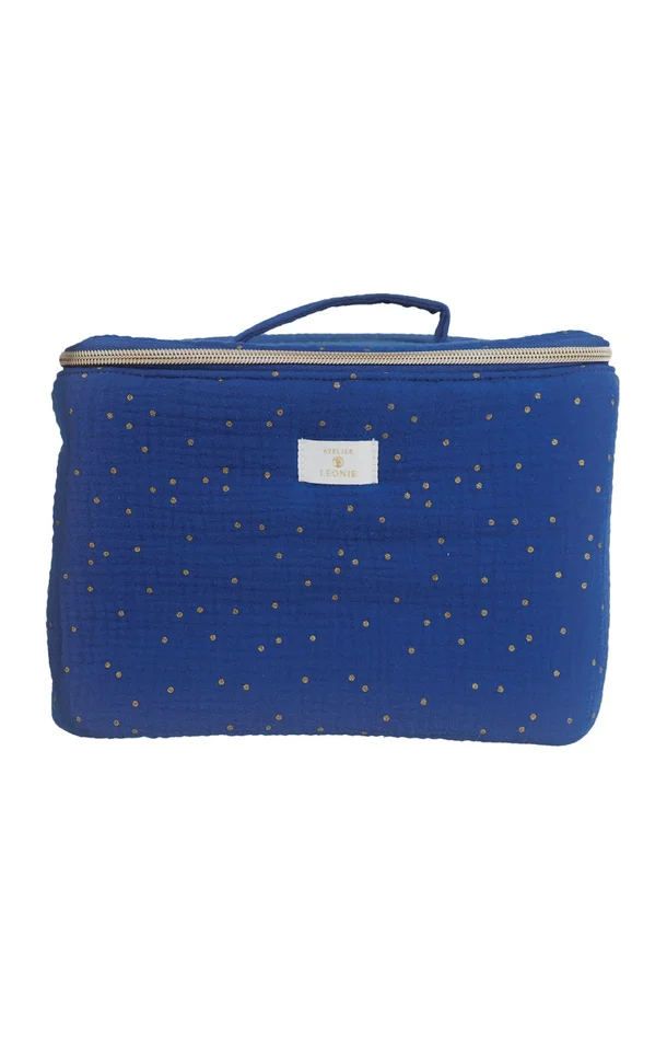 Vanity de voyage – Pois dorés