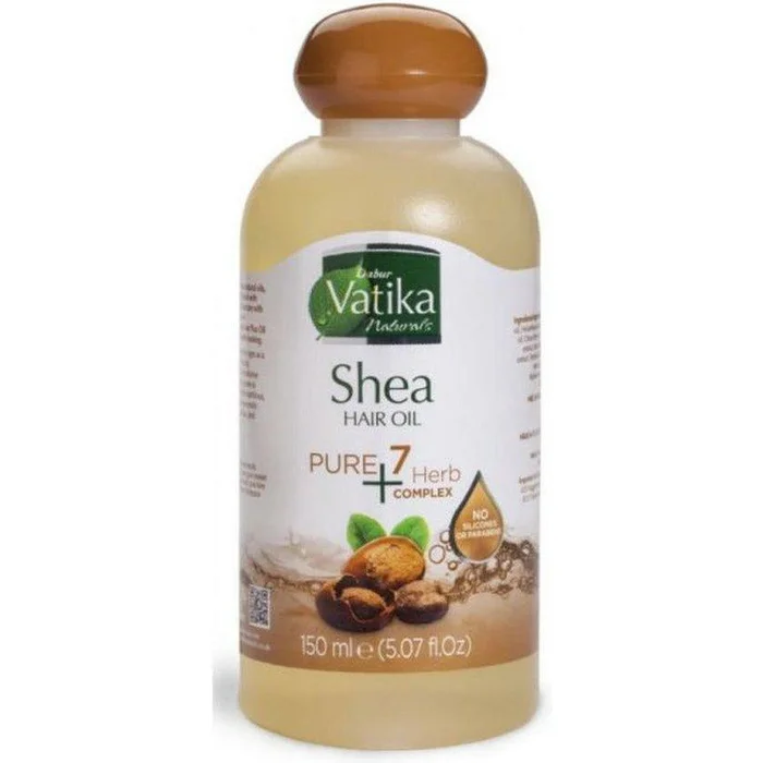 VATIKA NATURALS ≡ Huile Capillaire Au Karité (Complexe d’herbes Pure 7+)