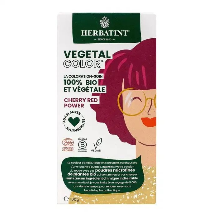 Végétal Color bio Cherry Red 100g
