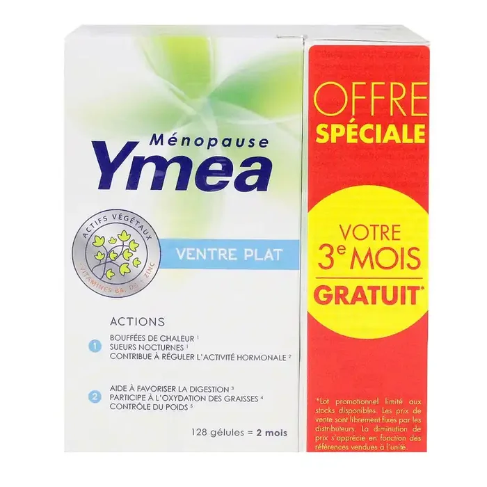 Ventre plat 128 gélules complément alimentaire + 64 gélules offertes