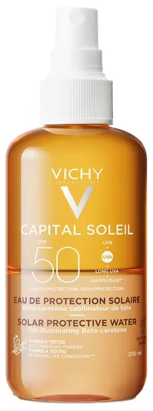 Vichy Capital Soleil Eau de Protection Solaire Hâle Sublimé SPF50 200 ml