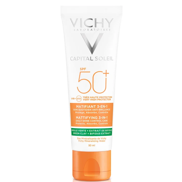 VICHY Capital Soleil Soin Matifiant 3 en 1 SPF 50+ 50 ml