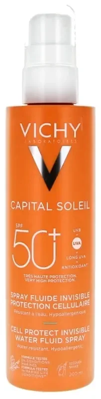 Vichy Capital Soleil Spray Fluide Invisible Spf50+ 200 ml