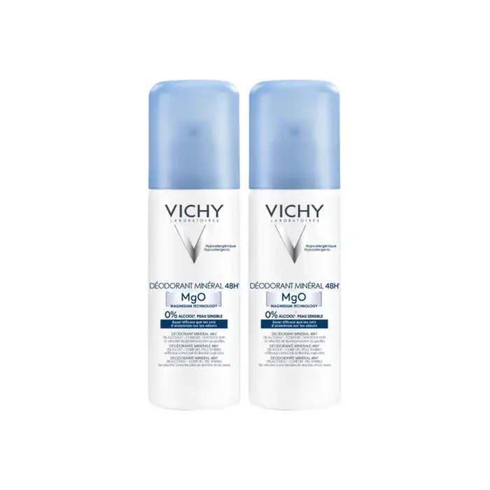 Vichy deodorant mineral 48h MgO aerosol 2x125ml