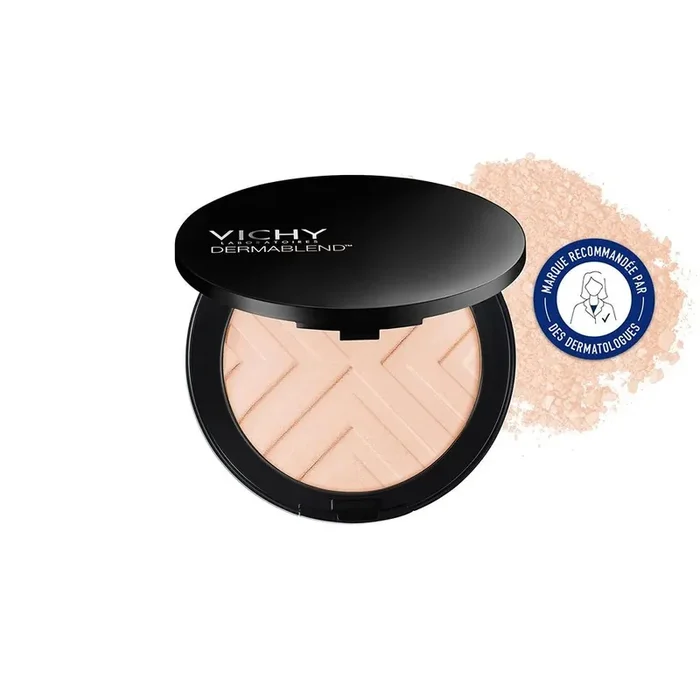 Vichy Dermablend Covermatte Fond de teint poudre compacte 9,5g – Teinte 15 OPAL