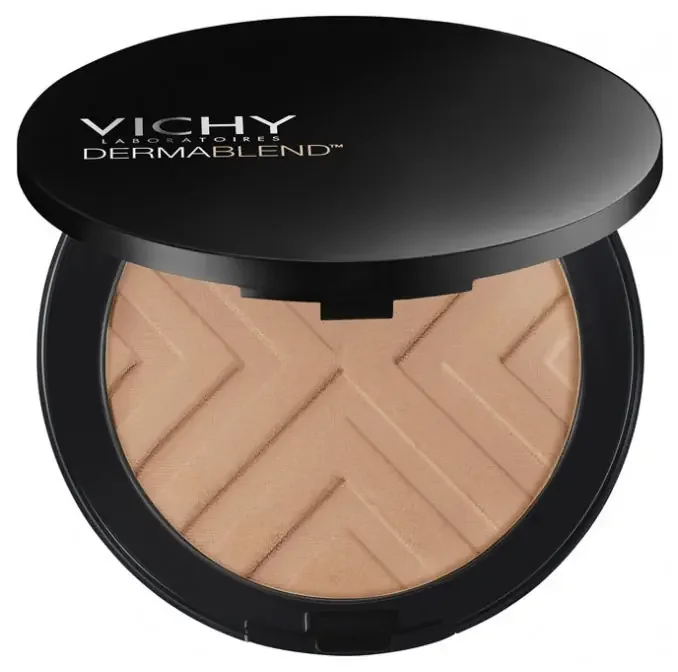 Vichy Dermablend Covermatte Fond de Teint Poudre Compacte SPF25 9,5 g – Teinte 45 Gold