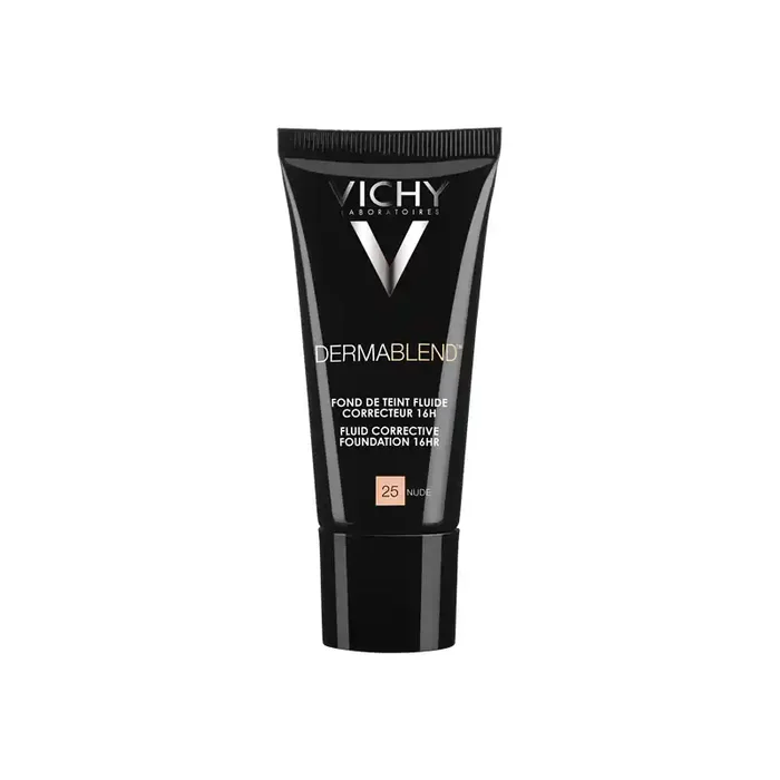 Vichy Dermablend Fond de teint fluide correcteur Tube 30ml – Teinte 25 NUDE