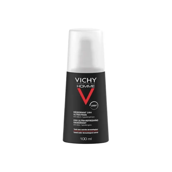 Vichy homme deodorant 24h vaporisateur ultra-frais 100ml