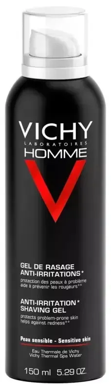 Vichy Homme Gel de Rasage Anti-Irritations 150 ml